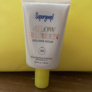 ☃️ SUPERGOOP  “Golden Hour” Glow Screen travel size